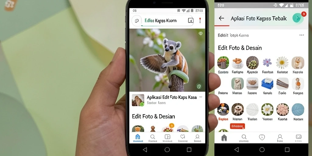 Antarmuka menarik dengan efek kertas kaca yang menawan.