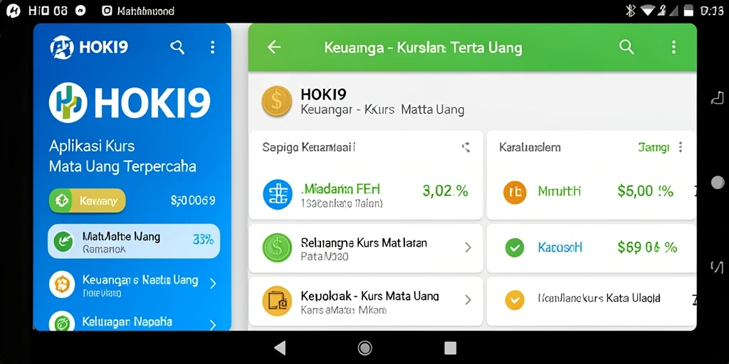 Antarmuka HOKI9 menampilkan kurs mata uang dengan jelas dan menarik.