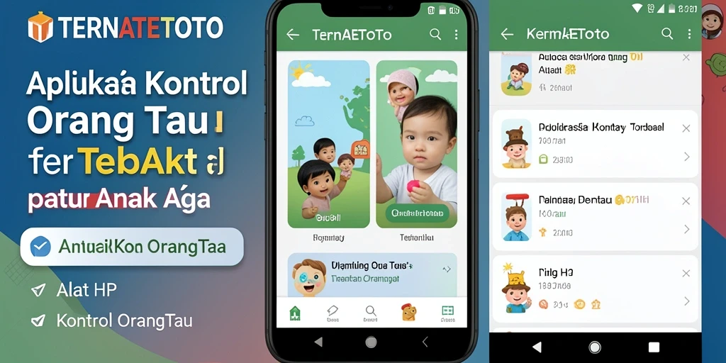 Antarmuka aplikasi Kontrol Orang Tua TERNATETOTO yang ramah pengguna.